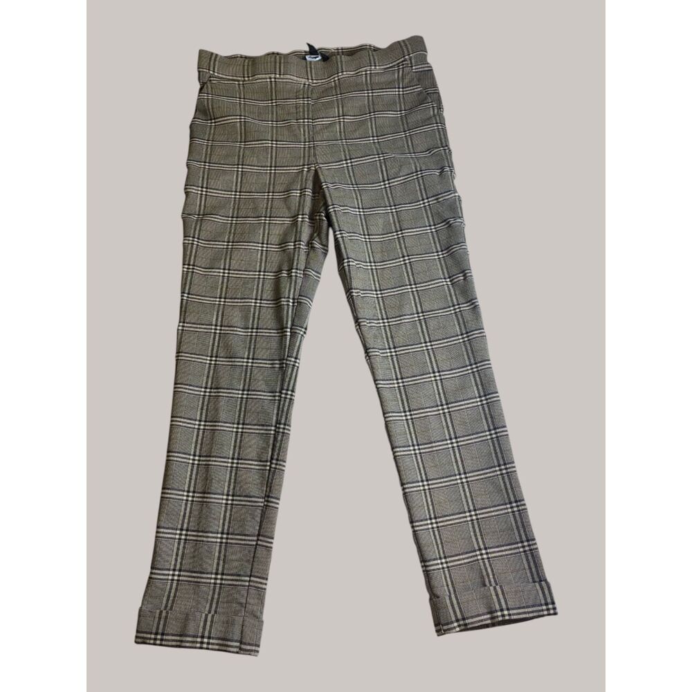 Jules & Leopold Women's Plaid Straight Leg Dress Pants Size Large